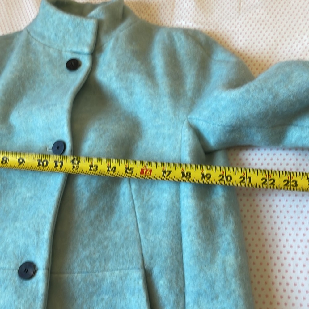 Women's Blue Coat - Picture 6 of 12